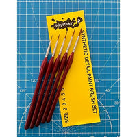 ICKYSTICKY SYNTHETIC 5 PIECE PAINT BRUSH SETS