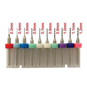 ICKYSTICKY TUNGSTEN MICRO DRILL BIT SET W/HANDLE 0.3-3MM