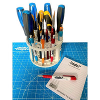 ICKYSTICKY SYNTHETIC PAINT BRUSH SET HOLDER+BRUSHES