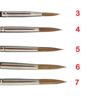 ICKYSTICKY NATURAL 5 PIECE PAINT BRUSH SETS