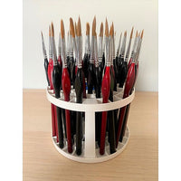 ICKYSTICKY SYNTHETIC PAINT BRUSH SET HOLDER+BRUSHES