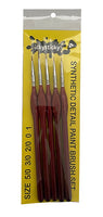 ICKYSTICKY SYNTHETIC 5 PIECE PAINT BRUSH SETS