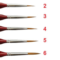 ICKYSTICKY SYNTHETIC PAINT BRUSH SET HOLDER+BRUSHES