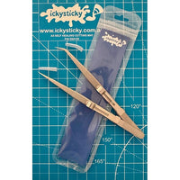 ICKYSTICKY SLIDE LOCK TWEEZERS 2PK