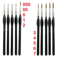 ICKYSTICKY NATURAL 5 PIECE PAINT BRUSH SETS