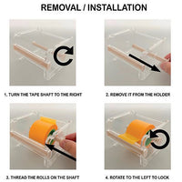 ICKYSTICKY TAPE DISPENSER SET W/TAPES