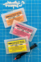 ICKYSTICKY TUNGSTEN MICRO DRILL BIT SET W/HANDLE 0.3-3MM