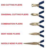 ICKYSTICKY 5 PIECE MINI PLIER SET W/BAG