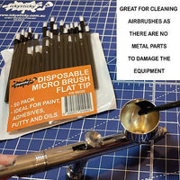 ICKYSTICKY DISPOSABLE MICRO BRUSHES THIN TIP
