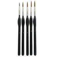 ICKYSTICKY NATURAL 5 PIECE PAINT BRUSH SETS