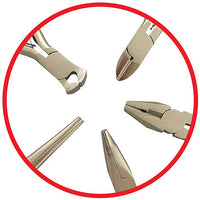 ICKYSTICKY 5 PIECE MINI PLIER SET W/BAG