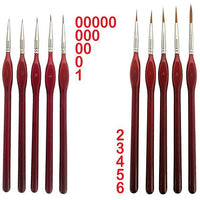 ICKYSTICKY SYNTHETIC 5 PIECE PAINT BRUSH SETS