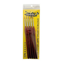 ICKYSTICKY SYNTHETIC 5 PIECE PAINT BRUSH SETS