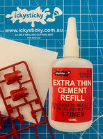 ICKYSTICKY EXTRA THIN CEMENT REFILL 120ML