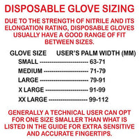 ICKYSTICKY BLACK ROCKET NITRILE GLOVES 100 PACK