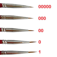 ICKYSTICKY SYNTHETIC 5 PIECE PAINT BRUSH SETS