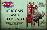 VICTRIX MINIATURES - VXA029 AFRICAN WAR ELEPHANT : CARTHAGINIAN, NUMIDIAN, ROMAN AND PTOLEMAIC