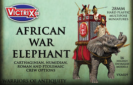 VICTRIX MINIATURES - AFRICAN WAR ELEPHANT : CARTHAGINIAN, NUMIDIAN, ROMAN AND PTOLEMAIC