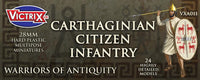 VICTRIX MINIATURES - VXA011 CARTHAGINIAN CITIZEN INFANTRY