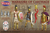 VICTRIX MINIATURES - VXA010 WARRIORS OF CARTHAGE : HANNIBAL'S VETERANS, LIBYAN SPEARMEN AND LIBYAN JAVELINMEN