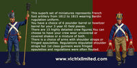VICTRIX MINIATURES - FRENCH NAPOLEONIC ARTILLERY 1812 TO 1815