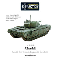 BOLT ACTION : BRITISH CHURCHILL INFANTRY TANK