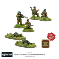 BOLT ACTION : BRITISH & INTER-ALLIED COMMANDOS WEAPONS TEAMS
