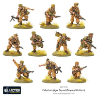 BOLT ACTION : FALLSCHIRMJAGER SQUAD (TROPICAL UNIFORM)