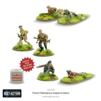BOLT ACTION : FRENCH RESISTANCE WEAPONS TEAMS