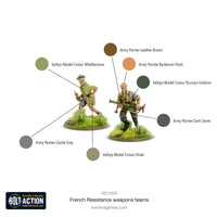 BOLT ACTION : FRENCH RESISTANCE WEAPONS TEAMS