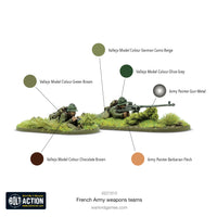 BOLT ACTION : FRENCH ARMY WEAPONS TEAMS