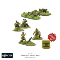 BOLT ACTION : BELGIAN ARMY WEAPONS TEAMS