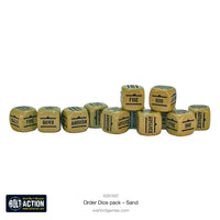 BOLT ACTION : ORDERS DICE PACK - SAND