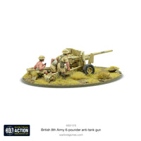 BOLT ACTION : 8TH ARMY 6 POUNDER ANTI-TANK GUN
