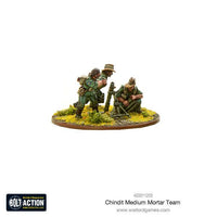 BOLT ACTION :  BRITISH CHINDIT 3" MORTAR TEAM
