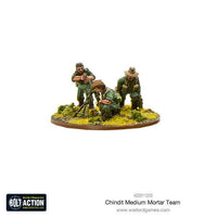 BOLT ACTION :  BRITISH CHINDIT 3" MORTAR TEAM