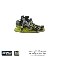 BOLT ACTION : BLITZKRIEG GERMAN PAK 36 LIGHT ANTI-TANK GUN