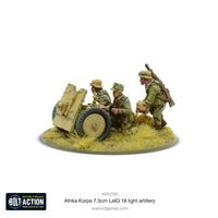 BOLT ACTION : AFRIKA KORPS 75MM LEIG 18 LIGHT ARTILLERY