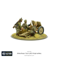 BOLT ACTION : AFRIKA KORPS 75MM LEIG 18 LIGHT ARTILLERY
