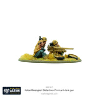 BOLT ACTION : ITALIAN BERSAGLIERI ELAFANTINO 47MM ANTI-TANK GUN