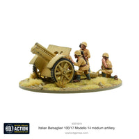 BOLT ACTION : ITALIAN BERSAGLIERI 100/17 MODELLO 14 MEDIUM ARTILLERY