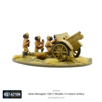 BOLT ACTION : ITALIAN BERSAGLIERI 100/17 MODELLO 14 MEDIUM ARTILLERY