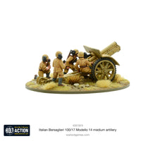 BOLT ACTION : ITALIAN BERSAGLIERI 100/17 MODELLO 14 MEDIUM ARTILLERY