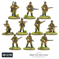 BOLT ACTION : BELGIAN ARMY INFANTRY SQUAD