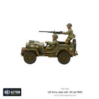BOLT ACTION : US ARMY JEEP WITH 50 CAL HMG