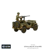 BOLT ACTION : US ARMY JEEP WITH 50 CAL HMG