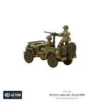 BOLT ACTION : US ARMY JEEP WITH 50 CAL HMG