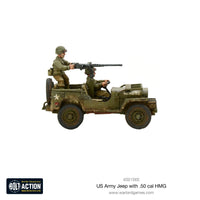 BOLT ACTION : US ARMY JEEP WITH 50 CAL HMG