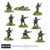 BOLT ACTION : ITALIAN PARACADUTISTI PARATROOPER INFANTRY SECTION 2