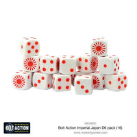 BOLT ACTION : D6 DICE - IMPERIAL JAPANESE (16)